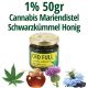 1% 50gr CBD FULL Hanf, Mariendistel, Schwarzkümmel, Honig