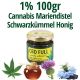 1% 100gr CBD FULL Hanf, Mariendistel, Schwarzkümmel, Honig