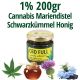 1% 200gr CBD FULL Hanf, Mariendistel, Schwarzkümmel, Honig